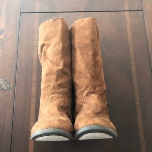 Justice Brown Fringed Tall Boots
